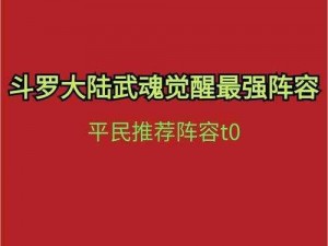 斗罗大陆武魂觉醒波塞西最佳阵容搭配攻略：策略解析与推荐