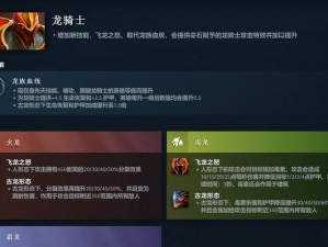 DOTA2 7.27版本大揭秘：全新更新内容详解及特色解读