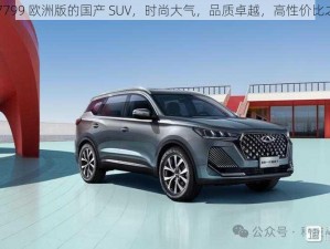 497799 欧洲版的国产 SUV，时尚大气，品质卓越，高性价比之选