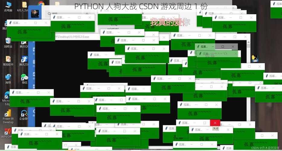 PYTHON 人狗大战 CSDN 游戏周边 1 份