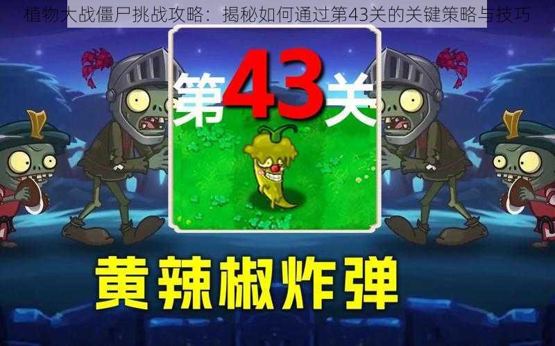 植物大战僵尸挑战攻略：揭秘如何通过第43关的关键策略与技巧