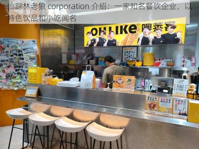 仙踪林老狼 corporation 介绍：一家知名餐饮企业，以特色饮品和小吃闻名