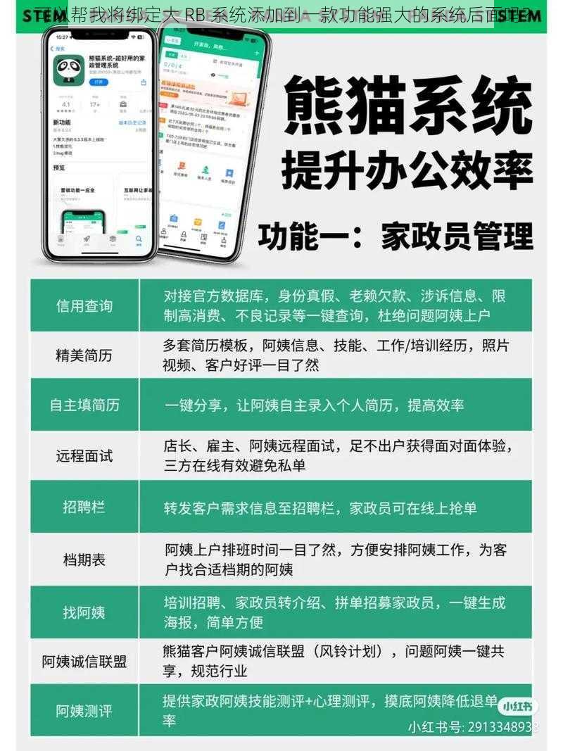 可以帮我将绑定大 RB 系统添加到一款功能强大的系统后面吗？