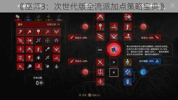 《巫师3：次世代版全流派加点策略宝典》