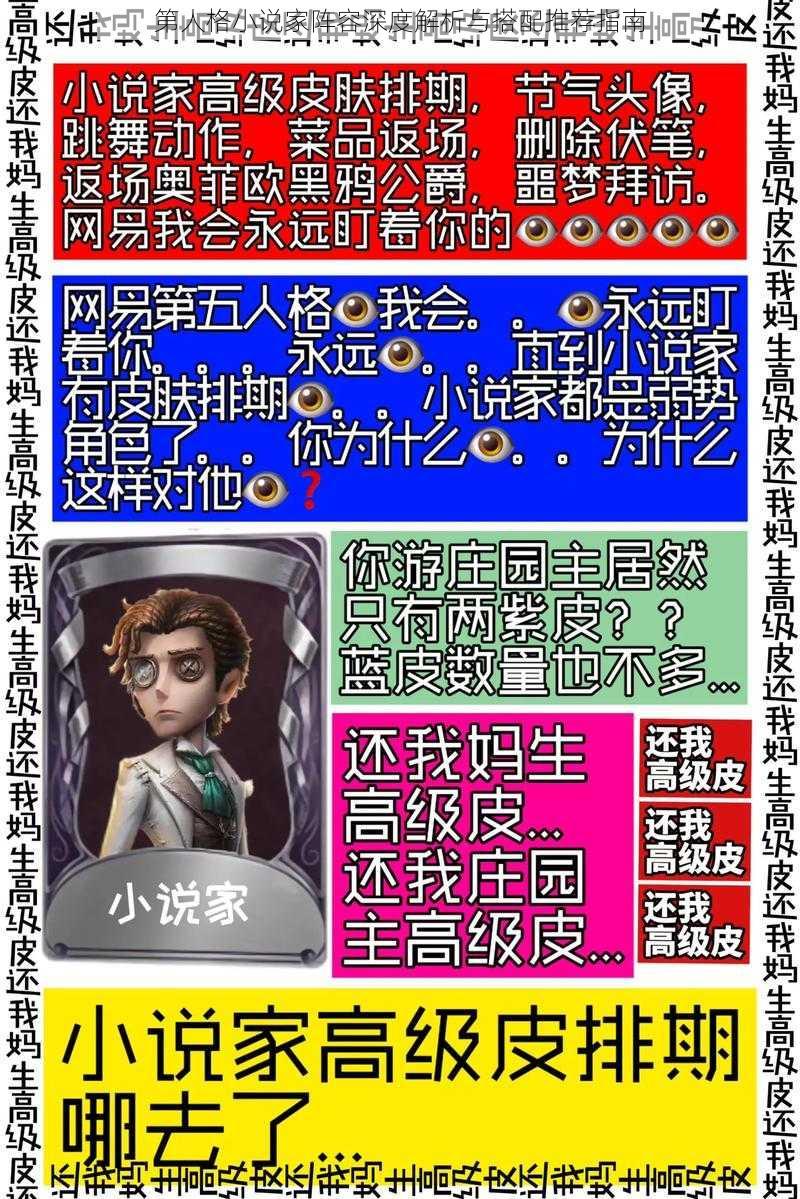 第人格小说家阵容深度解析与搭配推荐指南