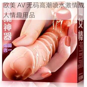 欧美 AV 无码高潮喷水激情成人情趣用品