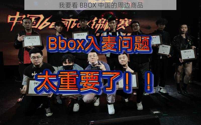 我要看 BBOX 中国的周边商品