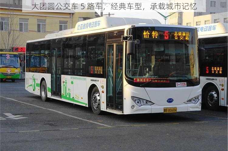 大团圆公交车 5 路车，经典车型，承载城市记忆