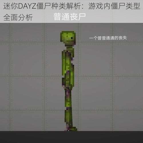 迷你DAYZ僵尸种类解析：游戏内僵尸类型全面分析