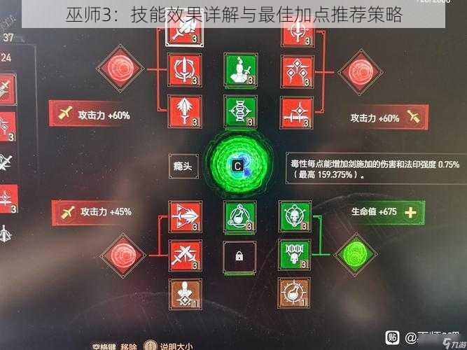 巫师3：技能效果详解与最佳加点推荐策略